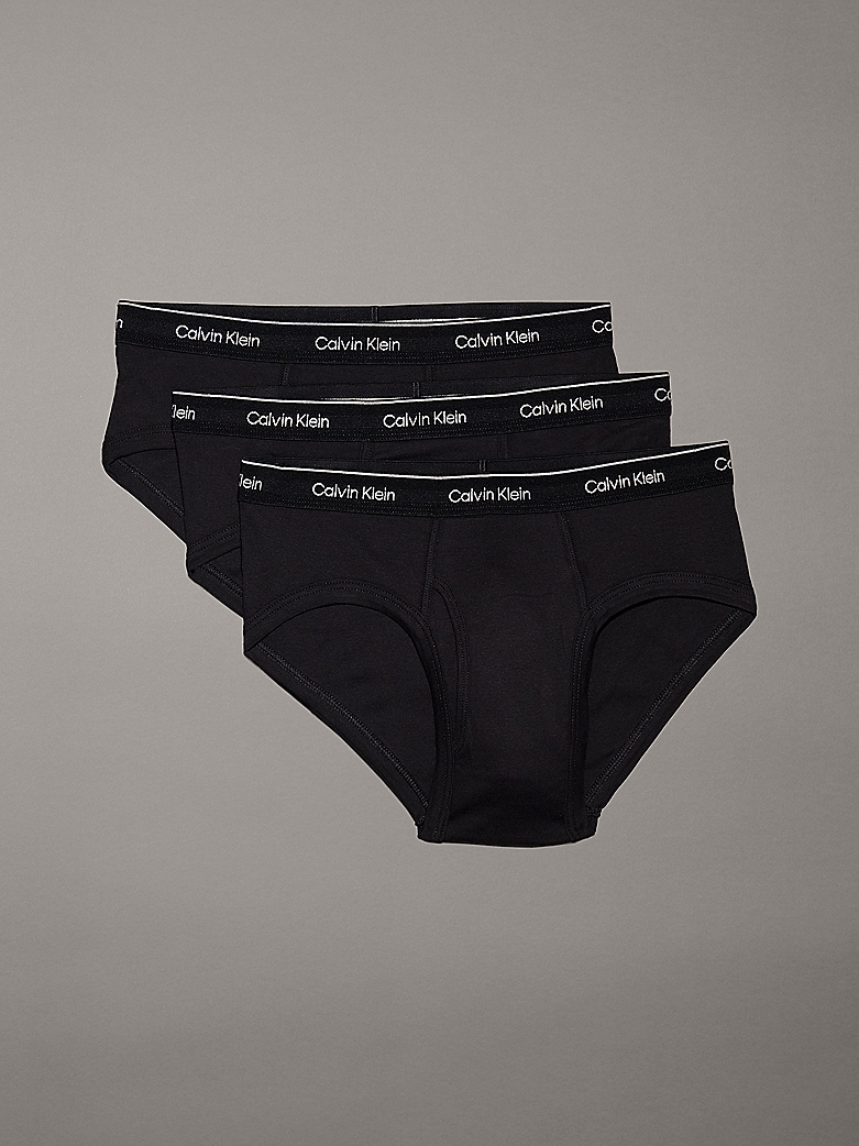 CALVIN KLEIN SLIP PACK/3 ALG NB3998A PRU ABIERTOS NEGROS T.XL