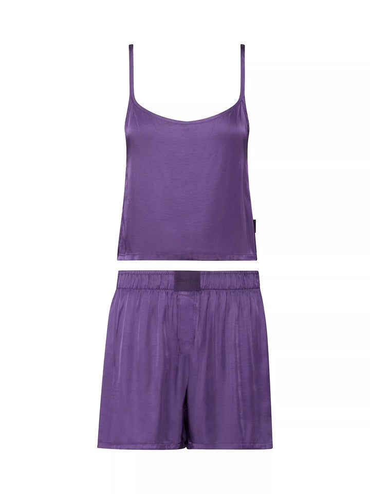 CALVIN KLEIN PIJAMA CORTO QS7153E LL8 MORADO T.L/G