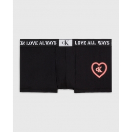 CALVIN KLEIN  BOXER  NEGRO  CORAZON  000NB3718 UB1  T.S