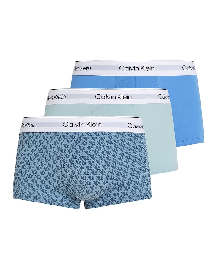 CALVIN  KLEIN  BOXER  PACK/3 NB4392 VWS AZULES    T.S/P
