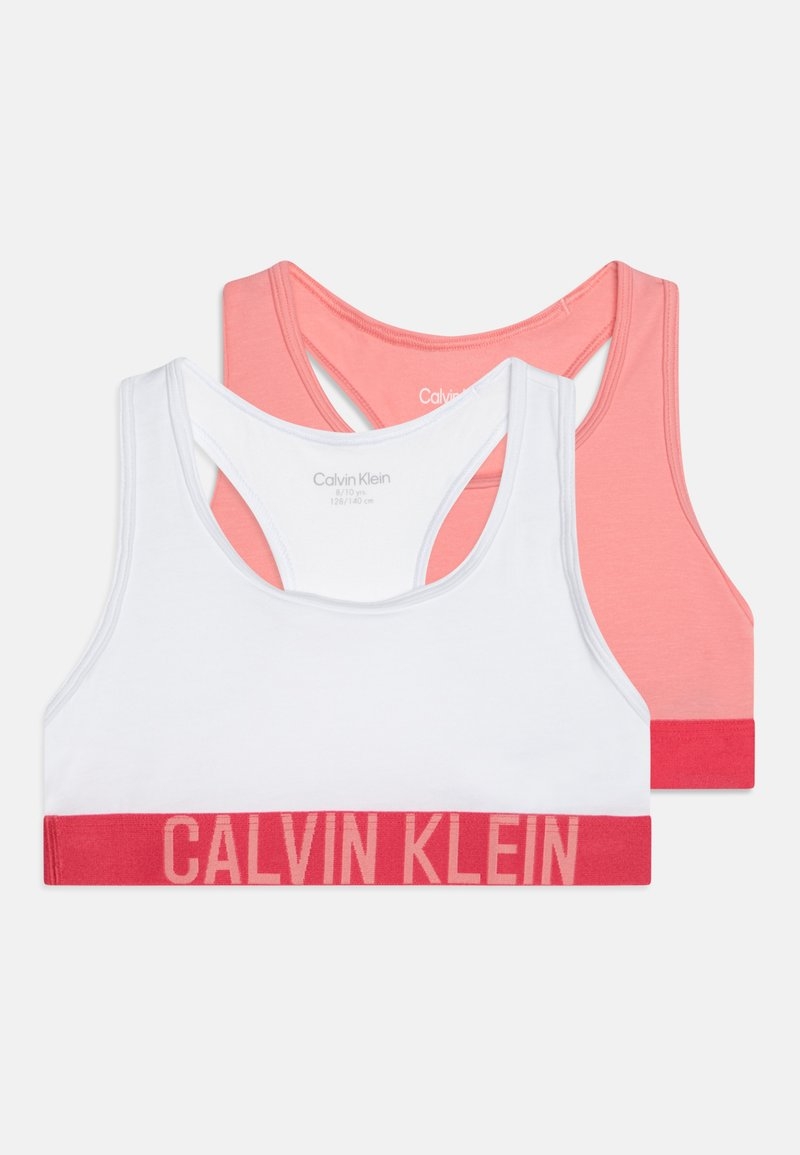 CALVIN KLEIN BRALETTE NIÑA PACK/2 ALG G800669 OVM ROS/BLAN T. 10-12