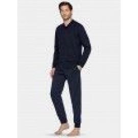 IMPETUS PIJAMA HOMBRE INVIERNO P/L M/L 1541K14 039 ALGODON AZUL M. T.MD