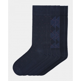 IMPETUS CALCETINES HOMBRE PACK3 P703034 ALGODON 039 AZUL M. T.39/42