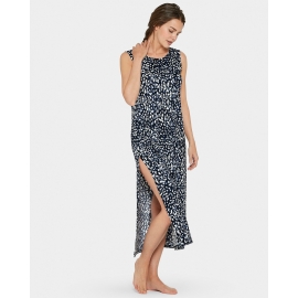 IMPETUS  CAMISÓN  LARGO LYOCELL 8474K58 AZUL M./ESTAMP/F86 T.MD