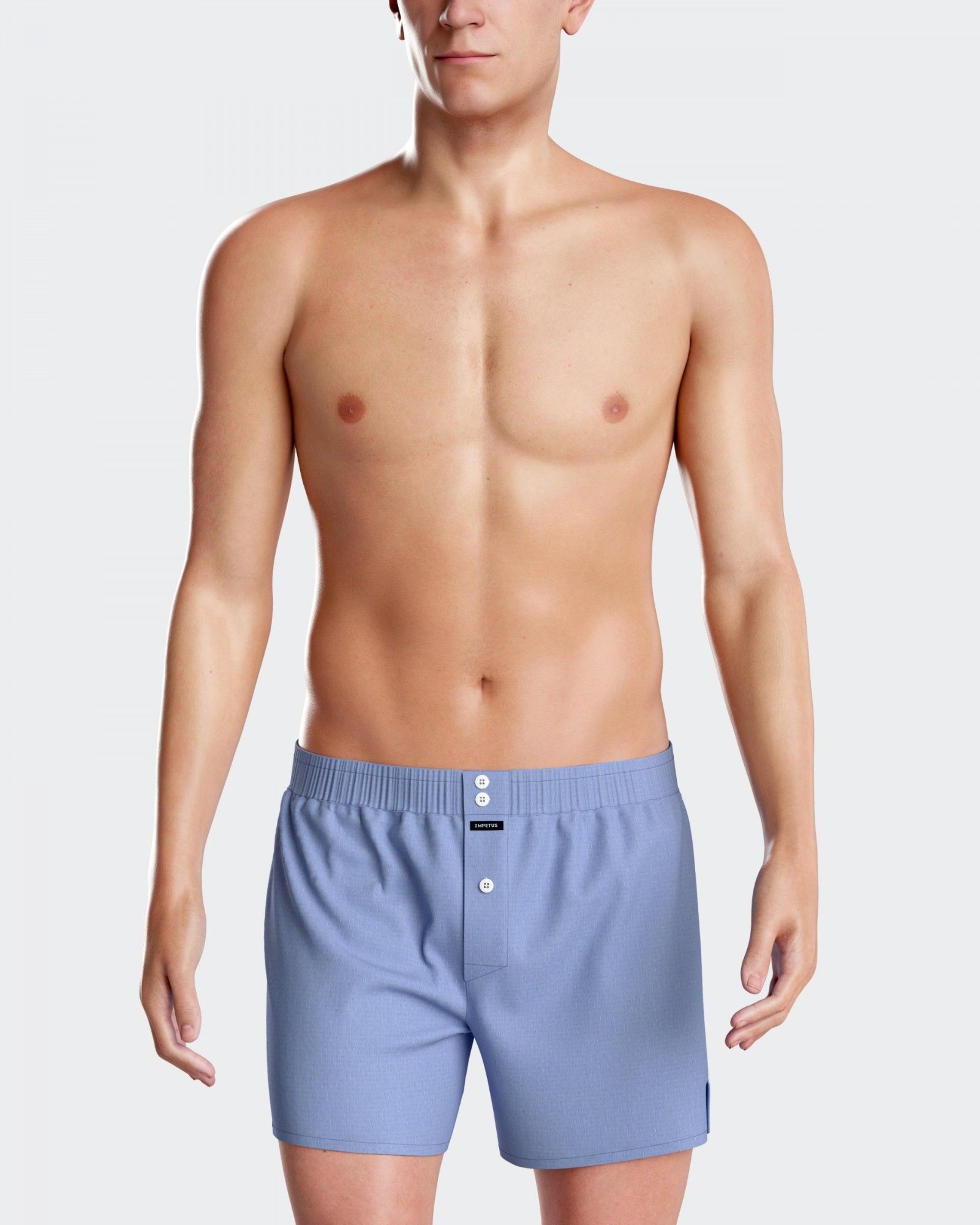 IMPETUS  BOXER  SUELTO  100% COTON  IM1274M9100  C. AZ/CLARO  T. L