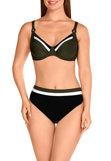 DOLORES  CORTES  BIKINI  C/A  VERDE/NEGRO   11736-8  T..S --42E