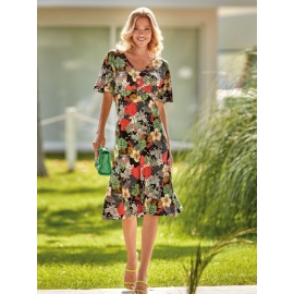 JANIRA VESTIDO  M/C  TROPICAL 1070174 C.PRINT T. XL