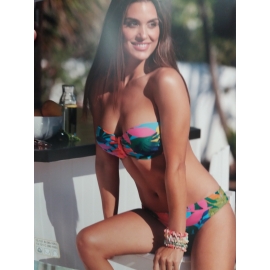 DEIDAD BIKINI COMPLETO S/ TIRANTES  C/AROS FOAM  13.121 C.HOJAS T. 95/C