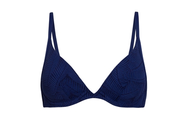 DOLORES CORTES BIKINI PREFORMADO COMPLETO C/A ESCOTE PROFUNDO 2722-3 AZUL M. T.46/L/G