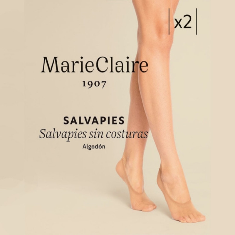 MARIE  CLAIRE  SALVAPIES  SIN COSTURA PACK/2  42239 T.G