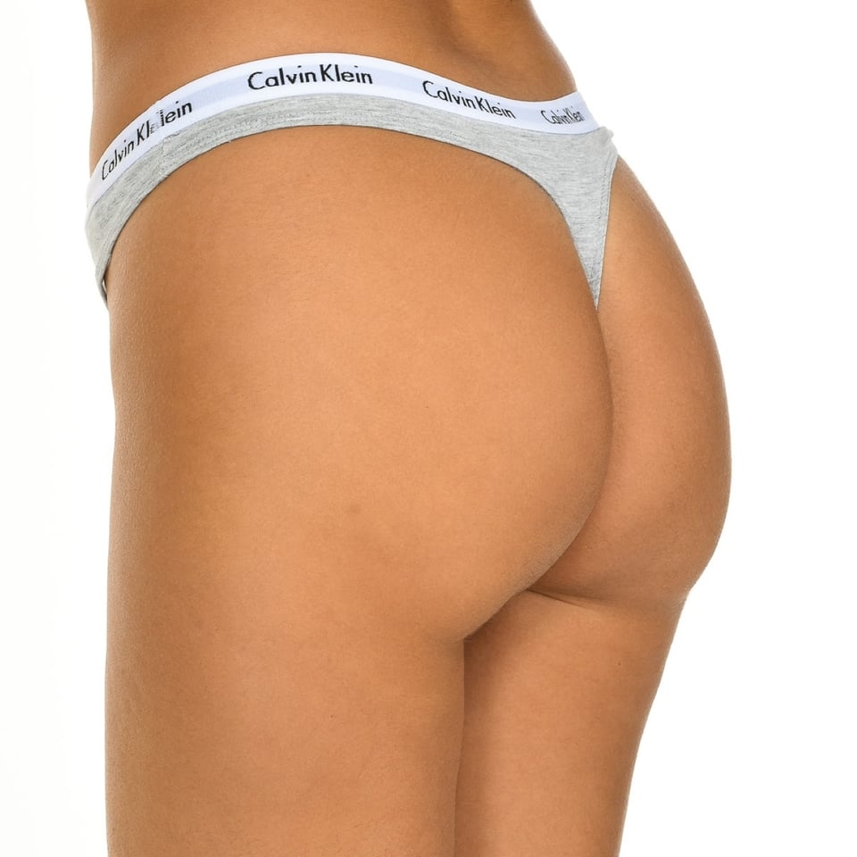 Calvin Klein Tanga Mujer Alg Pack/3 Qd5209E Mpi Ng/bl/gr T.L/g - la Media  de Seda