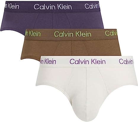 CALVIN  KLEIN  SLIP  PACK/3   CREM/LILA/VERD  000NB3704A  FZ4  TM