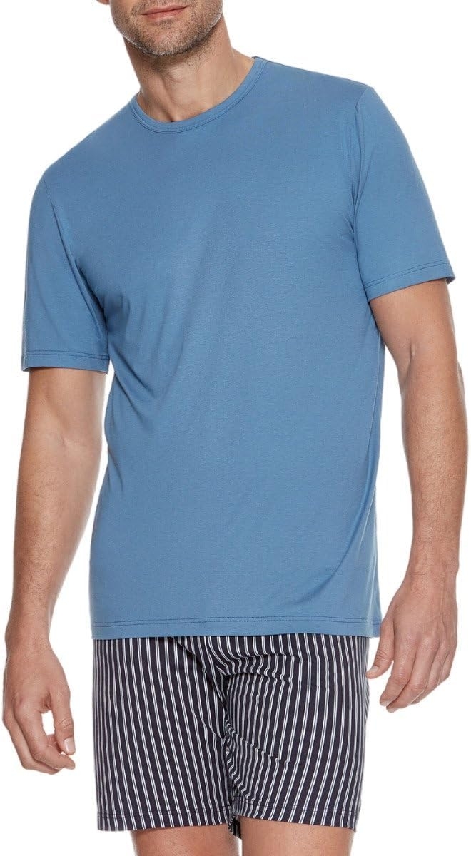 IMPETUS PIJAMA HOMBRE P/C M/C 1511M0800 ALG AZUL T.XXL