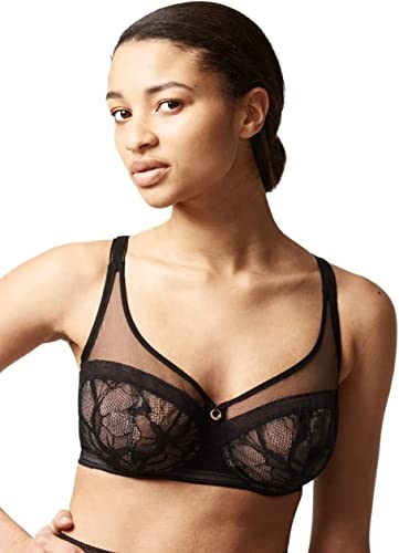 CHANTELLE  SUJETADOR  C/A  ENCAJE CAPACIDAD C11M10  NEGRO  T.95/H