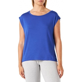 CALVIN KLEIN  CAMISETA MUJER M/C QS6794E-CMB  C.AZULÓN  T. S