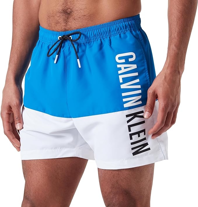 CALVIN KLEIN  BAÑADOR  HOMBRE  KM0KMOO994  C. AZ/ BLANCO    T. M