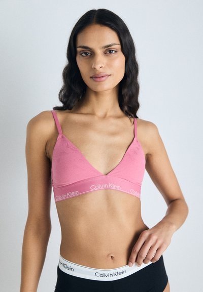 CALVIN KLEIN SUJETADOR LIGHTLY LINED S/A FOAM COTTON 000QF7876E QUV BERRY PINK  T.S