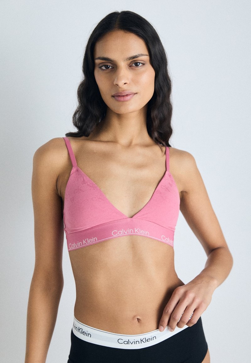 CALVIN  KLEIN    SUJETADOR LIGHTLY  LINED  S/A  FOAM  COTTON  000QF7876E  QUV  BERRY PINK  T.XS