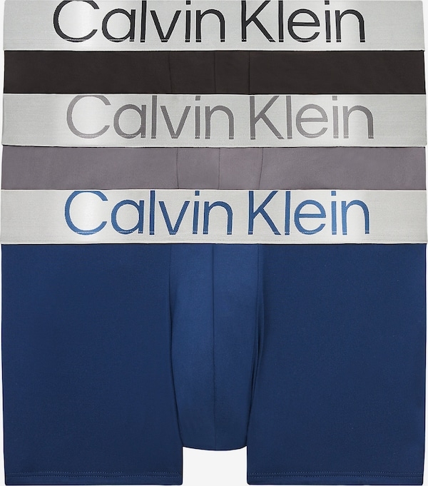 CALVIN  KLEIN  BOXER  PACK/3  NEG/AZU/GRI NB2970A MCA T.S