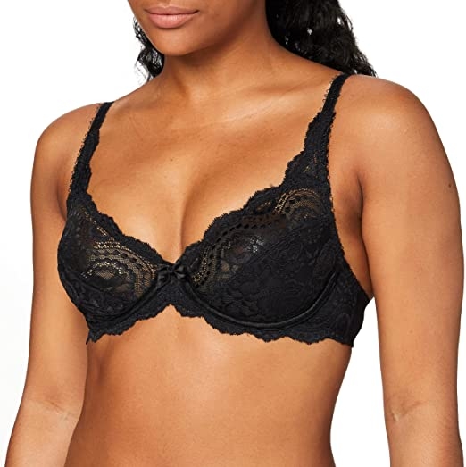 PLAYTEX SUJETADOR C/A ENCAJE P5832 NEGRO T.95C