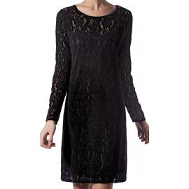 JANIRA VESTIDO M/L BLOSSOM-MODAL 79277 NEGRO T.M