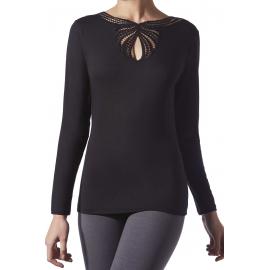 JANIRA CTA. M/L LOOSE LOTUS-MODAL NEGRO T.M