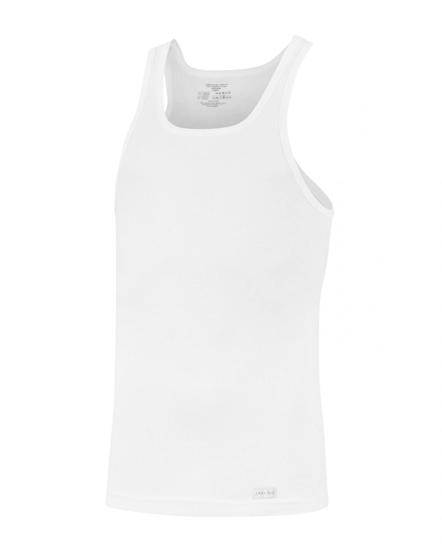 IMPETUS HOMBRE CAMISETA TIRANTES 1334001 PURE COTTON COLOR BLANCO T. XXL
