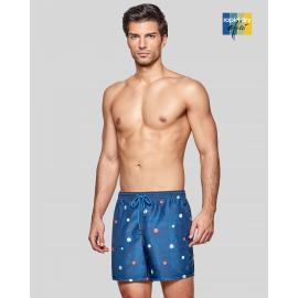 IMPETUS BAÑADOR HOMBRE 7413G18 MARINO/PUNTOS COLORES T.XL