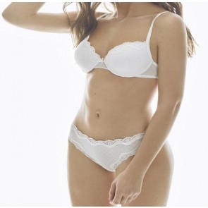 PROMISE CONJUNTO SUJETADOR+BIKINI Z7480 BLANCO T.105B