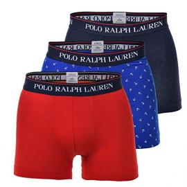 POLO RALPH LAUREN BOXER PACK3 714662050028 TRN AZ/RJ/AZ T.XXL