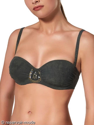 ORY BIKINI COMPLETO Y181146C  C/AROS C/FOAM VERDE T.44/95 C