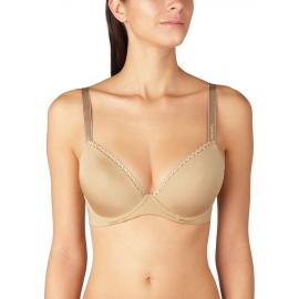 CALVIN KLEIN  SUJETADOR C/A C/FOAM PUSH F2892E-RUD  C.NATURAL T.90/C