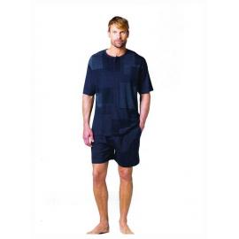 IMPETUS PIJAMA H. P/C M/C TENCEL 4071F95 AZUL T.L