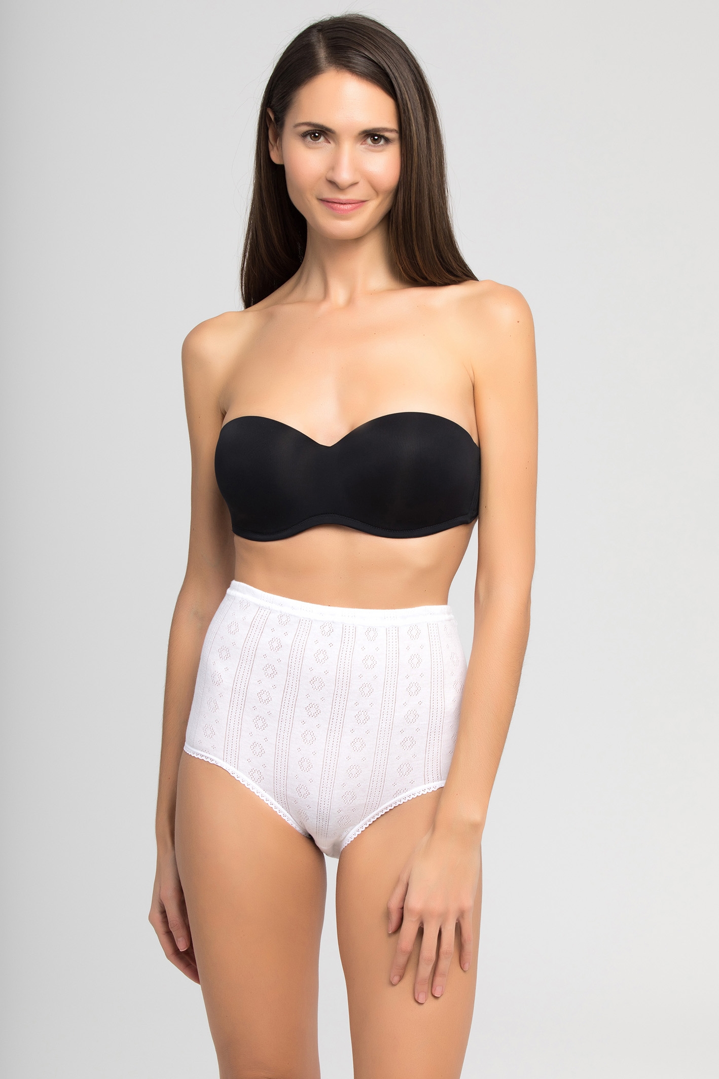 PLAYTEX BRAGA ALTA CENEFA  ALGODÓN P0719  BLANCA T.XL