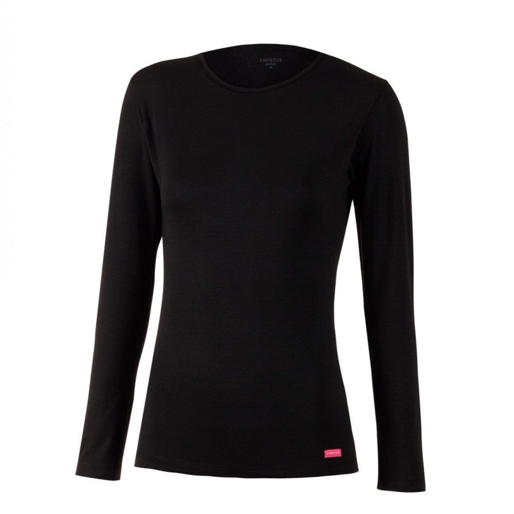 IMPETUS THERMO MUJER CAMISETA M/LARGA CUELLO REDONDO REF.836606 COL.001 NEGRO T.S
