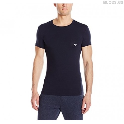 EMPORIO ARMANI T-SHIRT ALGODON NEGRO T.M (una sola)