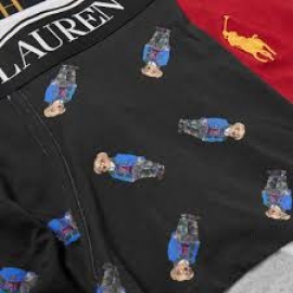 POLO RALPH LAUREN BOXER PACK2 CAJA REGALO 714821619001 GR/GRISOSOS T.S/P