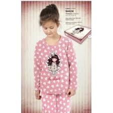 SANTORO PIJAMA NIÑA 54424-0 M/L PELO FRAMBUESA T.6