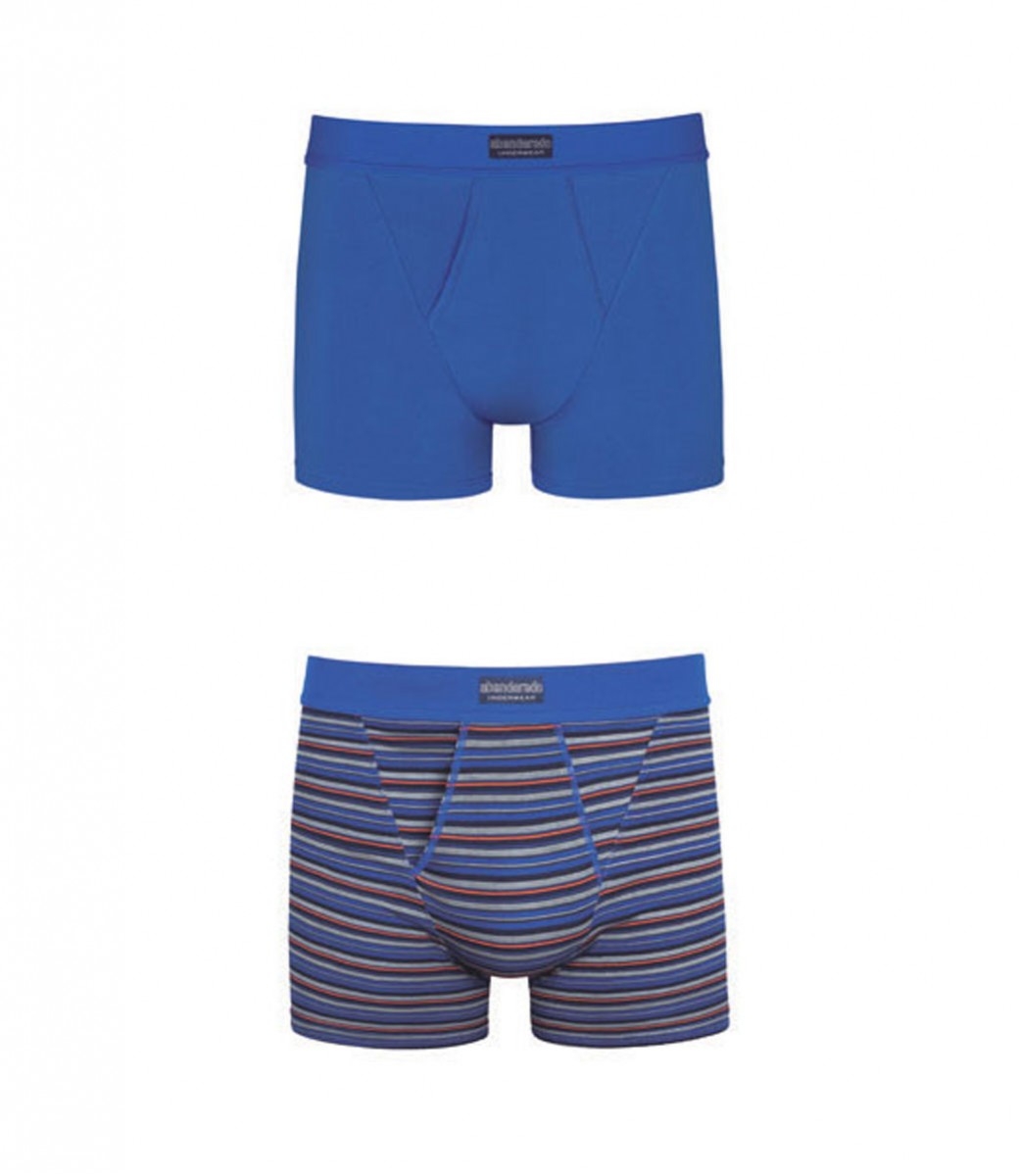 ABANDERADO OCEAN PACK DE 2 BOXERS ABIERTOS A5398 COLOR PETROLEO - AZUL MARINO T. L