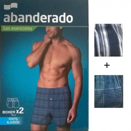 ABANDERADO PACK DE 2 BOXER ALGODON ALGODON T.XL/56