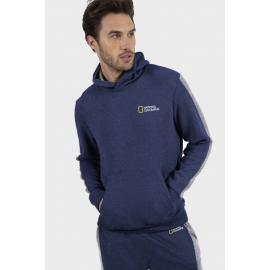 AZNAR INNOVA SUDADERA CAPUCHA NATIONAL GEOGR. 57345-0 AZUL JASPE T.L/G