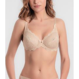 PLAYTEX SUJETADOR C/A ENCAJE 05832  C. PIEL 110/B