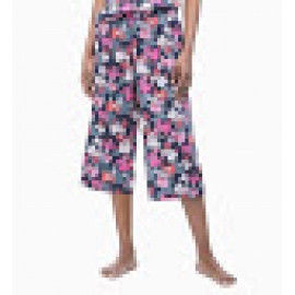 CALVIN KLEIN PANTALÓN MUJER CAPRI QS6185E -XIR  FLORES T.M