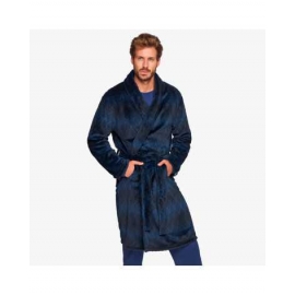 MUYDEMI BATA LARGA HOMBRE INVIERNO 334316 PC21030 AZUL M. POLIESTER T.MD