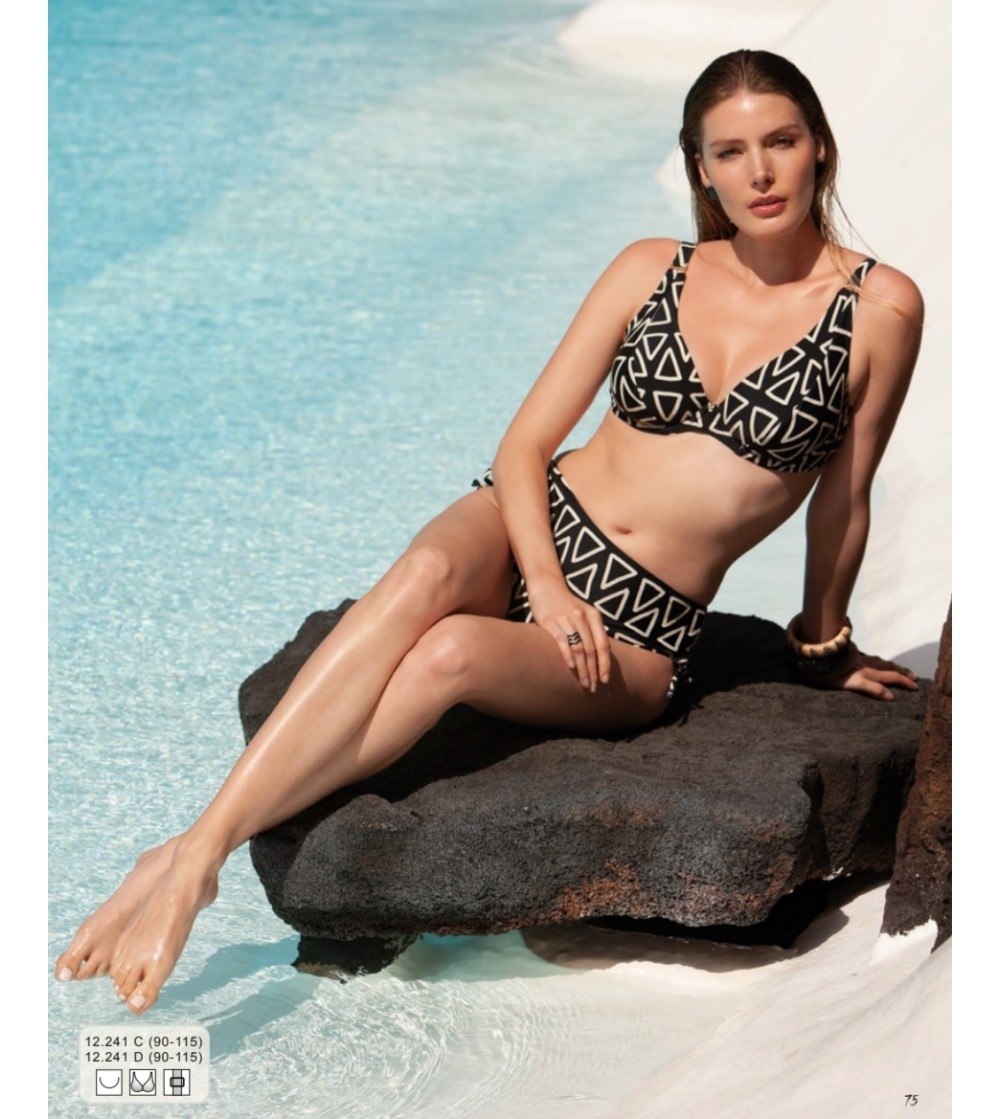 DEIDAD BIKINI COMPLETO CAPACIDAD 12.241D NEGRO T.105/D