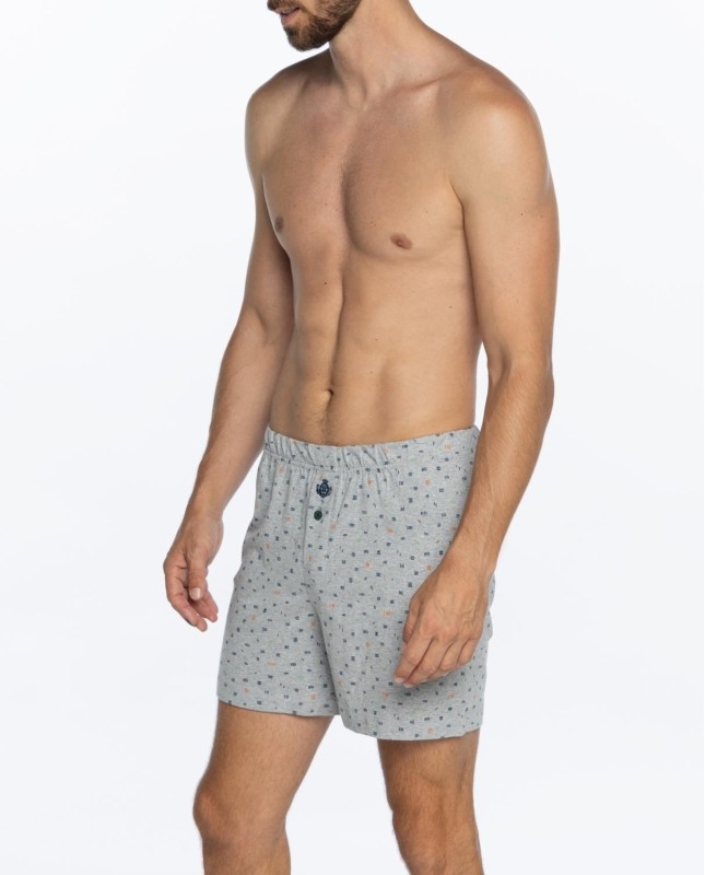 GUASCH  BOXER  SUELTOS  ALGODON  GRIS  BG  161 D  776  T.XL