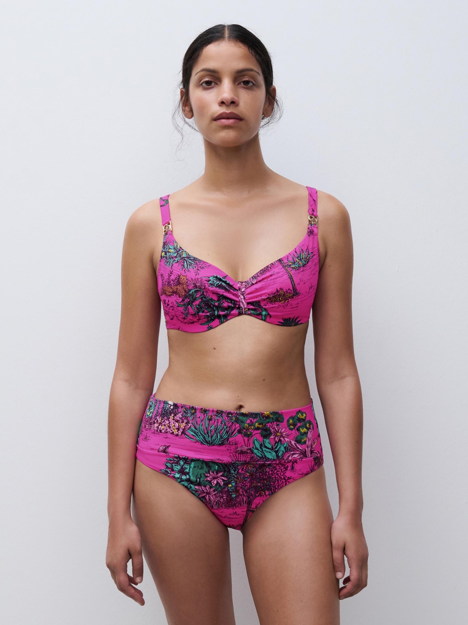 CHANTELLE BIKINI COMPLETO C/A CAPACIDAD C17UMO-A10 SAUVAGE/ROSA T.90/E