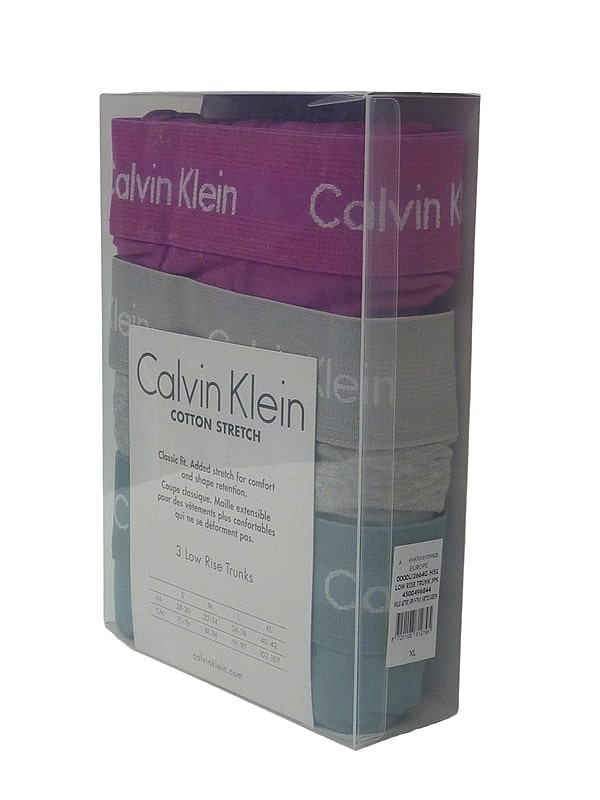 CALVIN  KLEIN  BOXER   PACK/3 MORA/GRI/VER   0000U2664G H51  T.M