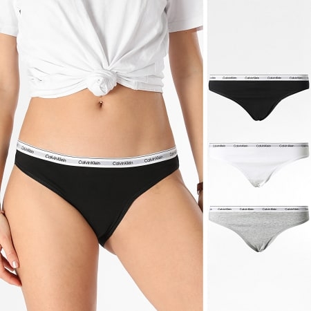 CALVIN KLEIN BIKINI ALG PACK/3 QD5207E NP6 GR/RS/NG T.XS