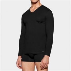 IMPETUS THERMO HOMBRE CTA.M/L C/P NEGRO T.M